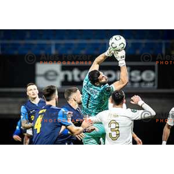 in action during UEFA Conference League 2025/26 football match between NK Celje (SLO) and AEK Athens (GRE) in Stadion z’dezele, Celje, Slovenia on October 2, 2025. Photo: Jure Banfi