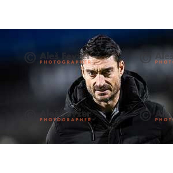 Albert Riera, head coach of NK Celje during UEFA Conference League 2025/26 football match between NK Celje (SLO) and AEK Athens (GRE) in Stadion z’dezele, Celje, Slovenia on October 2, 2025. Photo: Jure Banfi