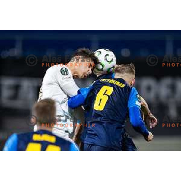 in action during UEFA Conference League 2025/26 football match between NK Celje (SLO) and AEK Athens (GRE) in Stadion z’dezele, Celje, Slovenia on October 2, 2025. Photo: Jure Banfi