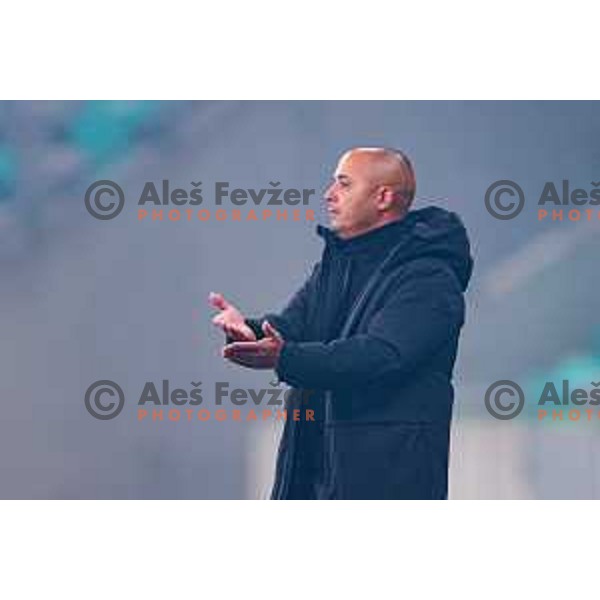 Jura Arsic, head coach of Aluminij during Prva liga Telemach 2025/2026 football match between Olimpija and Aluminij in SRC Stozice, Ljubljana, Slovenia on October 3, 2025