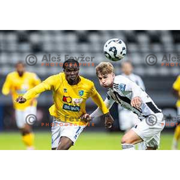 Venute Ghislain Baboula in action during Prva liga Telemach 2025/26 football match between NK Mura and NK Bravo in Fazanerija, Murska Sobota, Slovenia on October 4, 2025. Photo: Jure Banfi