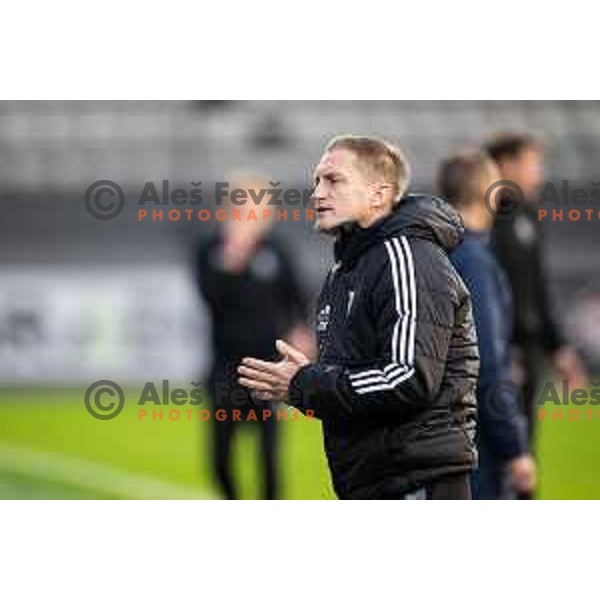 Darjan Slavic, head coach of NK Mura during Prva liga Telemach 2025/26 football match between NK Mura and NK Bravo in Fazanerija, Murska Sobota, Slovenia on October 4, 2025. Photo: Jure Banfi
