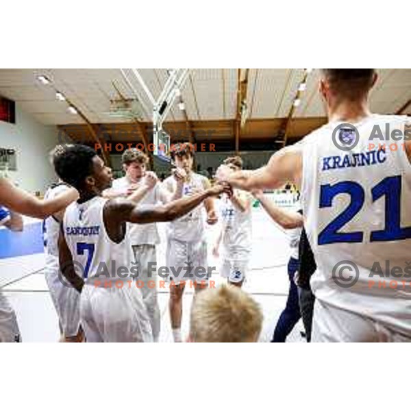Nigel Scantlebury in action during OTP Bank League 2025/2026 basketball match between Lasko and Rogaska in Tri Lilije Hall, Lasko, Slovenia on October 4, 2025