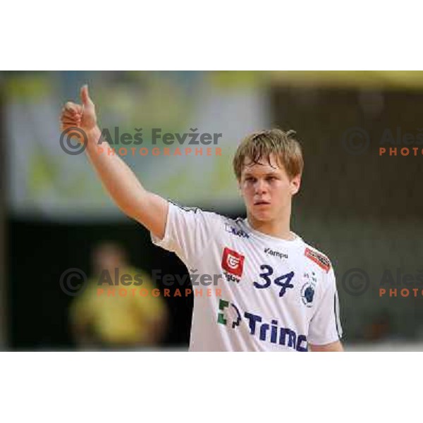 Stas Skube at handball match Cimos Koper- Trimo Trebnje in the final of slovenian Supercup, played in Bonifika, Koper 6.9.2008. Cimos Koper won 37:26 
