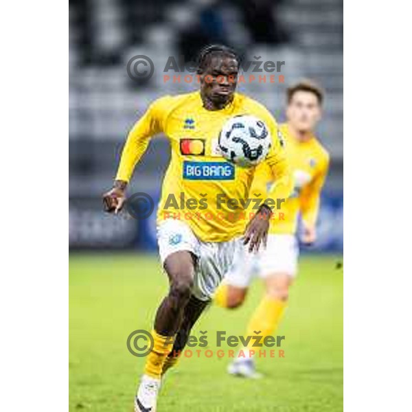Venute Ghislain Baboula in action during Prva liga Telemach 2025/26 football match between NK Mura and NK Bravo in Fazanerija, Murska Sobota, Slovenia on October 4, 2025. Photo: Jure Banfi