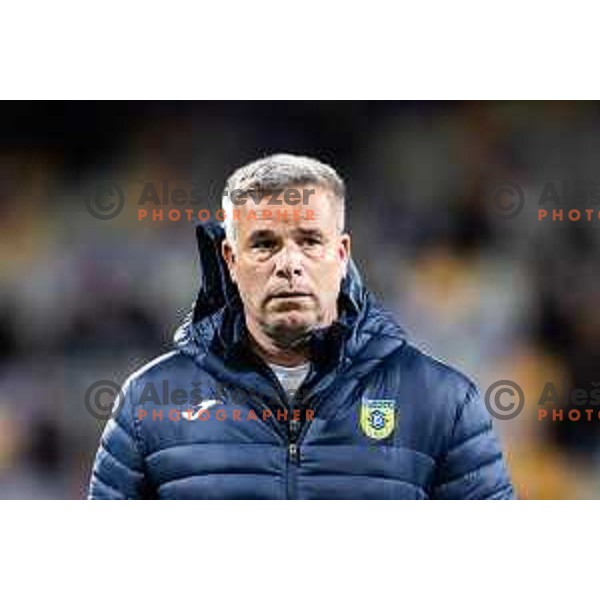 Tonci Zlogar, head coach of NK Domzale during Prva liga Telemach 2025/26 football match between NK Maribor and NK Domzale in Ljudski vrt, Maribor, Slovenia on October 4, 2025. Photo: Jure Banfi