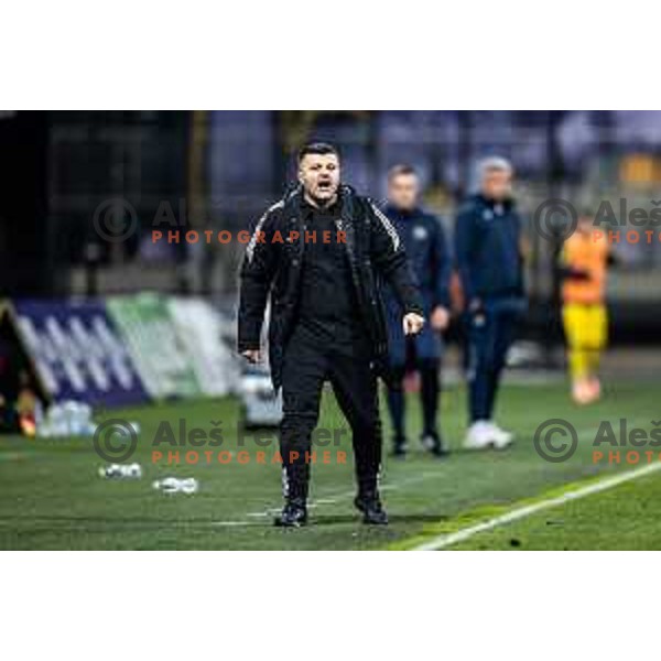 Feda Dudic, head coach of NK Maribor during Prva liga Telemach 2025/26 football match between NK Maribor and NK Domzale in Ljudski vrt, Maribor, Slovenia on October 4, 2025. Photo: Jure Banfi
