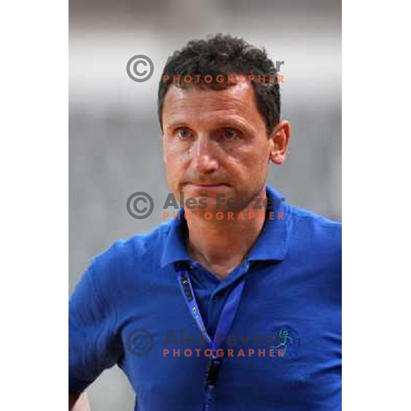 MArko Sibila at handball match Cimos Koper- Trimo Trebnje in the final of slovenian Supercup, played in Bonifika, Koper 6.9.2008. Cimos Koper won 37:26 