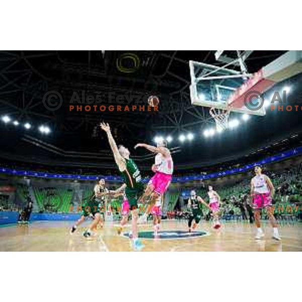 Joseph Girard III of Cedevita Olimpija in action during ABA League 2025/2026 basketball match between Cedevita Olimpija (SLO) and Mega Superbet (SRB) in SRC Stozice, Ljubljana, Slovenia on October 5, 2025. Photo: Filip Barbalic
