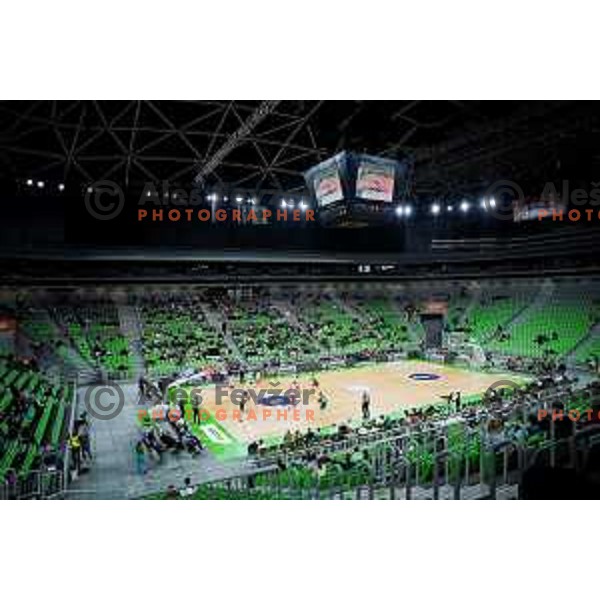 Arena Stozice during ABA League 2025/2026 basketball match between Cedevita Olimpija (SLO) and Mega Superbet (SRB) in SRC Stozice, Ljubljana, Slovenia on October 5, 2025. Photo: Filip Barbalic