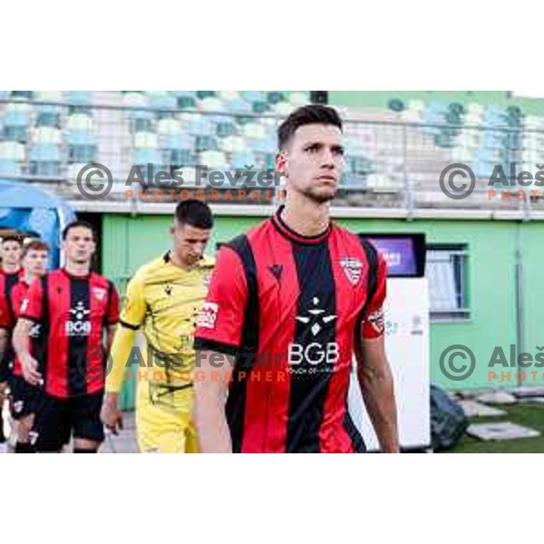 Nik Jermol during Prva liga Telemach 2025/2026 football match between Primorje and Koper in Ajdovscina, Slovenia on October 5, 2025