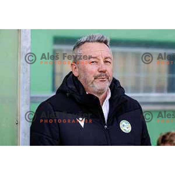 Slavisa Stojanovic, head coach of Koper during Prva liga Telemach 2025/2026 football match between Primorje and Koper in Ajdovscina, Slovenia on October 5, 2025