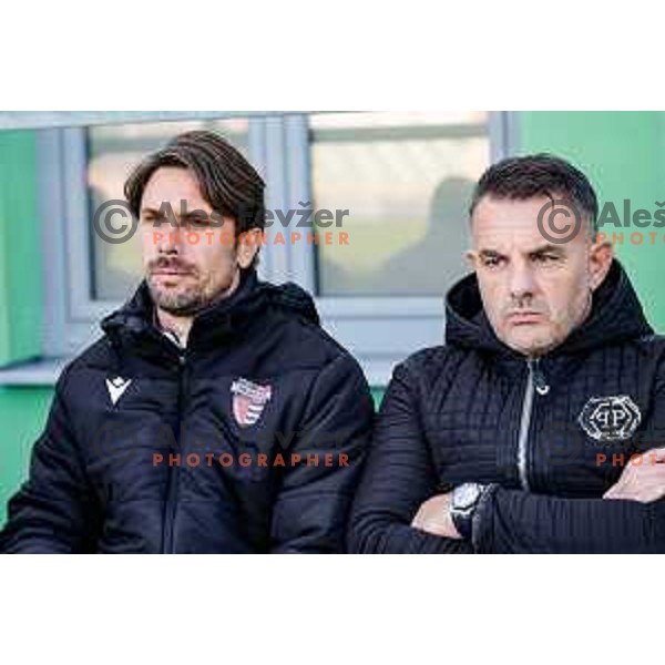 Milan Andjelkovic, head coach of Primorje during Prva liga Telemach 2025/2026 football match between Primorje and Koper in Ajdovscina, Slovenia on October 5, 2025