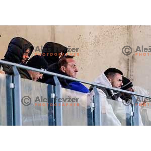 Ante Guberac and Ivica Guberac during Prva liga Telemach 2025/2026 football match between Primorje and Koper in Ajdovscina, Slovenia on October 5, 2025