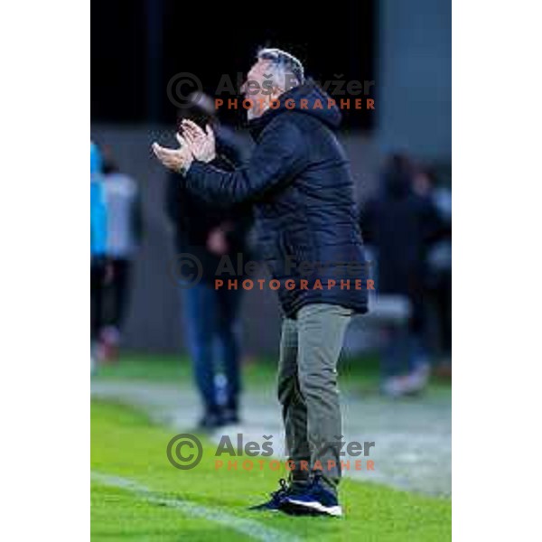 Slavisa Stojanovic, head coach of Koper during Prva liga Telemach 2025/2026 football match between Primorje and Koper in Ajdovscina, Slovenia on October 5, 2025