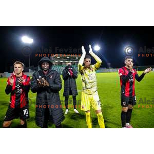 in action during Prva liga Telemach 2025/2026 football match between Primorje and Koper in Ajdovscina, Slovenia on October 5, 2025