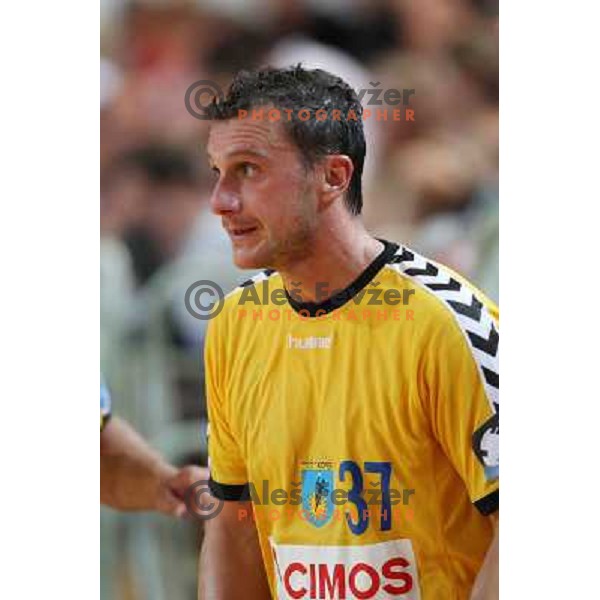 Zoran Jovicic at handball match Cimos Koper- Trimo Trebnje in the final of slovenian Supercup, played in Bonifika, Koper 6.9.2008. Cimos Koper won 37:26 