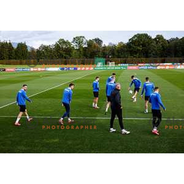 Slovenia Football team practice, Brdo pri Kranju, Slovenia on October 6, 2025
