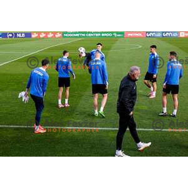 Slovenia Football team practice, Brdo pri Kranju, Slovenia on October 6, 2025