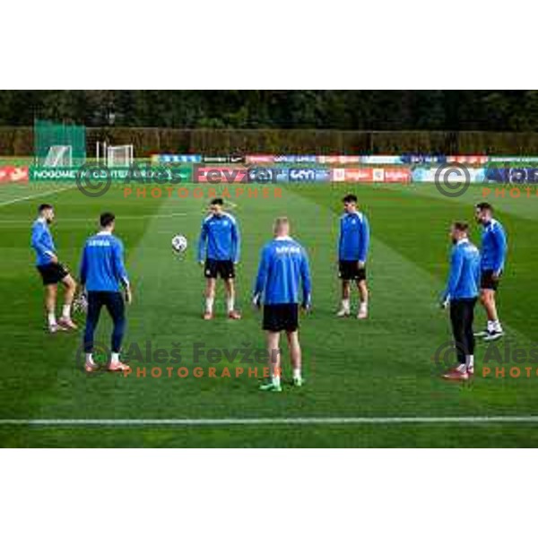 Slovenia Football team practice, Brdo pri Kranju, Slovenia on October 6, 2025