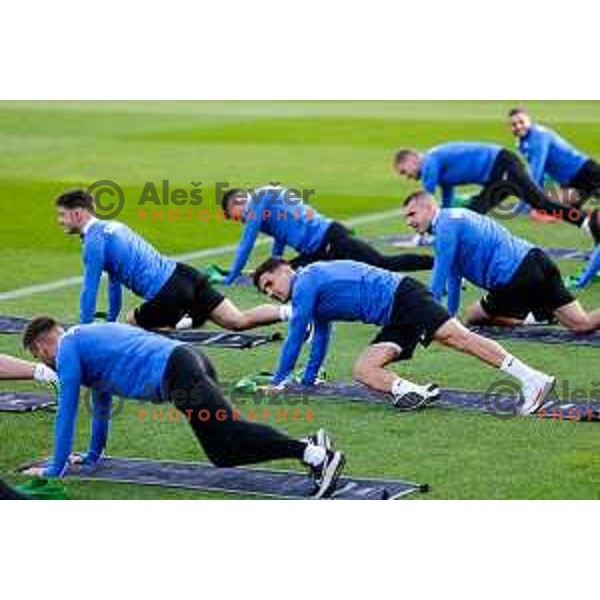 Slovenia Football team practice, Brdo pri Kranju, Slovenia on October 6, 2025