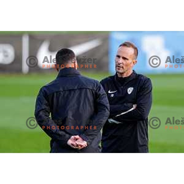 Slovenia Football team practice, Brdo pri Kranju, Slovenia on October 6, 2025