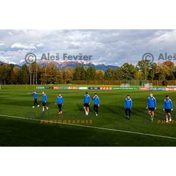 Slovenia Football team practice, Brdo pri Kranju, Slovenia on October 6, 2025