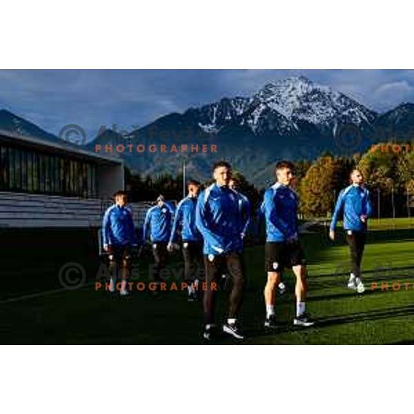 Slovenia Football team practice, Brdo pri Kranju, Slovenia on October 6, 2025