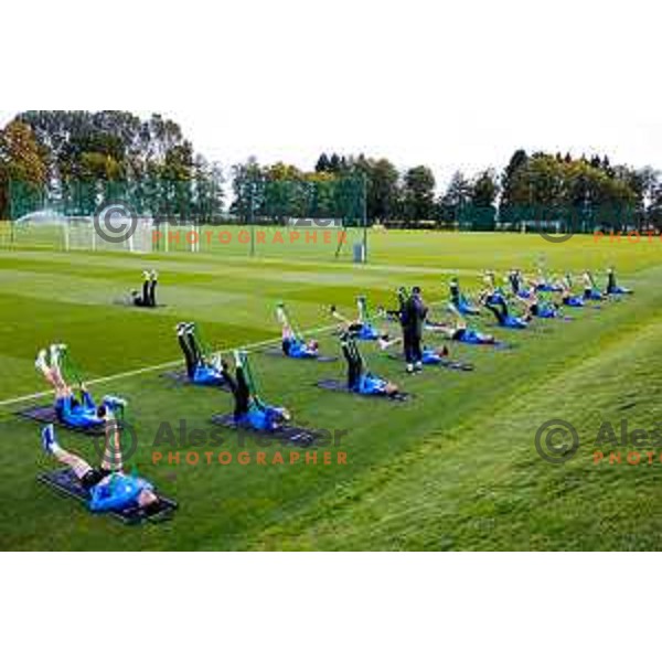 Slovenia Football team practice, Brdo pri Kranju, Slovenia on October 6, 2025