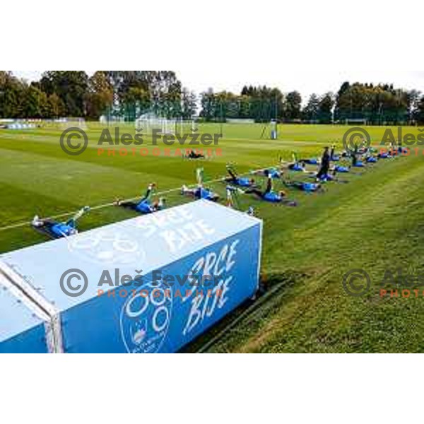 Slovenia Football team practice, Brdo pri Kranju, Slovenia on October 6, 2025