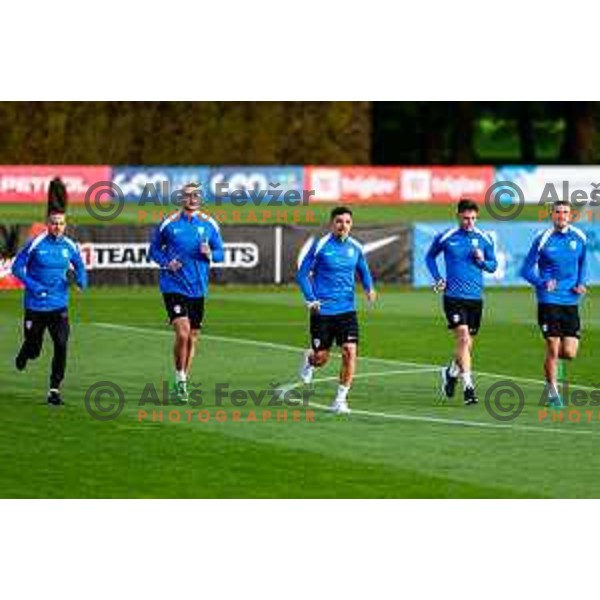 Slovenia Football team practice, Brdo pri Kranju, Slovenia on October 6, 2025