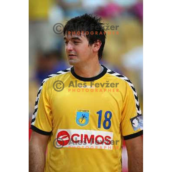 Blazevic at handball match Cimos Koper- Trimo Trebnje in the final of slovenian Supercup, played in Bonifika, Koper 6.9.2008. Cimos Koper won 37:26 