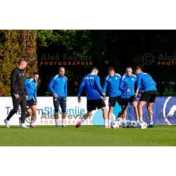 Slovenia Football team practice, Brdo pri Kranju, Slovenia on October 6, 2025