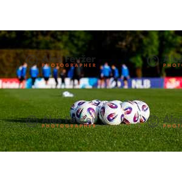 Slovenia Football team practice, Brdo pri Kranju, Slovenia on October 6, 2025
