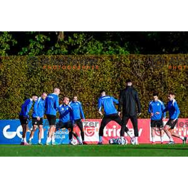 Slovenia Football team practice, Brdo pri Kranju, Slovenia on October 6, 2025