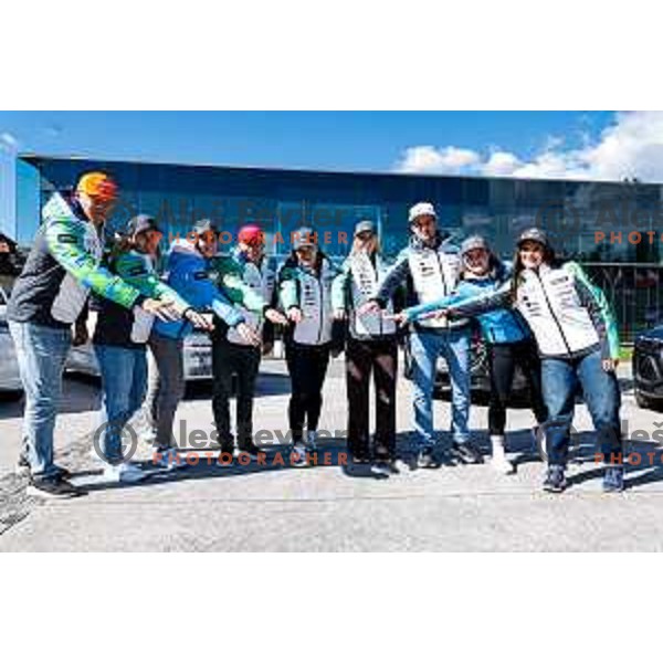Zan Kranjec during Slovenia Ski Federation annual event “Junaki Zime” - Slovenia Winter teams official presentation before start of 20235/2026 Olympic season in Brdo Congress Centre, Brdo pri Kranju, Slovenia on October 7, 2025