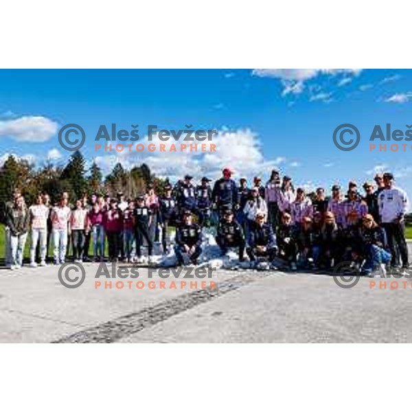 Zan Kranjec during Slovenia Ski Federation annual event “Junaki Zime” - Slovenia Winter teams official presentation before start of 20235/2026 Olympic season in Brdo Congress Centre, Brdo pri Kranju, Slovenia on October 7, 2025