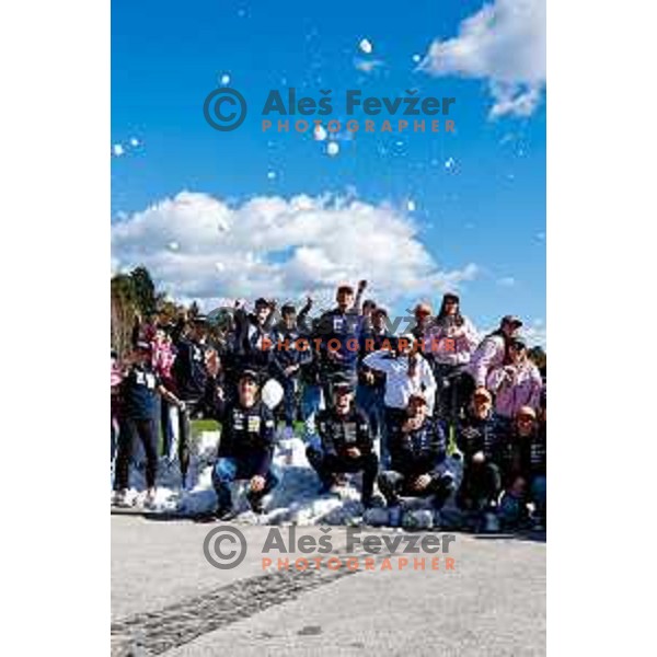 during Slovenia Ski Federation annual event “Junaki Zime” - Slovenia Winter teams official presentation before start of 20235/2026 Olympic season in Brdo Congress Centre, Brdo pri Kranju, Slovenia on October 7, 2025