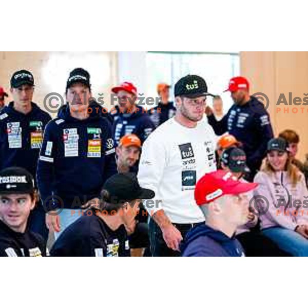 during Slovenia Ski Federation annual event “Junaki Zime” - Slovenia Winter teams official presentation before start of 20235/2026 Olympic season in Brdo Congress Centre, Brdo pri Kranju, Slovenia on October 7, 2025