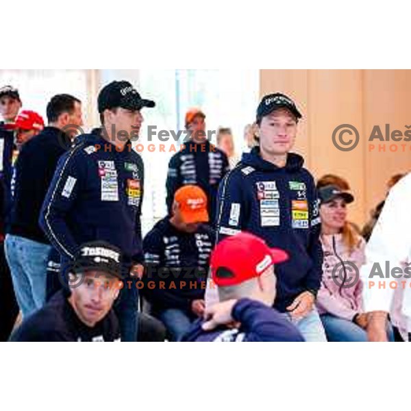 during Slovenia Ski Federation annual event “Junaki Zime” - Slovenia Winter teams official presentation before start of 20235/2026 Olympic season in Brdo Congress Centre, Brdo pri Kranju, Slovenia on October 7, 2025