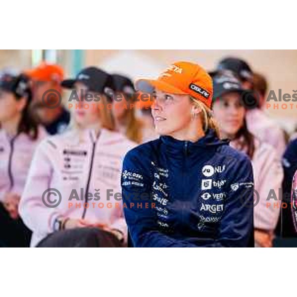 during Slovenia Ski Federation annual event “Junaki Zime” - Slovenia Winter teams official presentation before start of 20235/2026 Olympic season in Brdo Congress Centre, Brdo pri Kranju, Slovenia on October 7, 2025