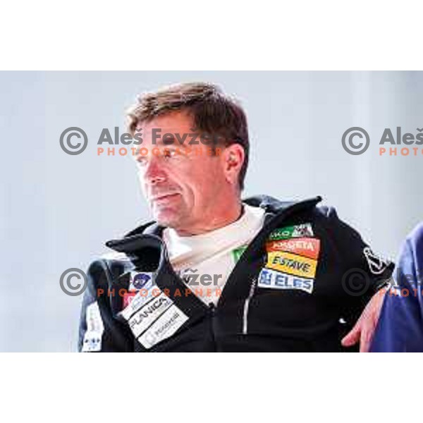 Primoz Triplat during Slovenia Ski Federation annual event “Junaki Zime” - Slovenia Winter teams official presentation before start of 20235/2026 Olympic season in Brdo Congress Centre, Brdo pri Kranju, Slovenia on October 7, 2025