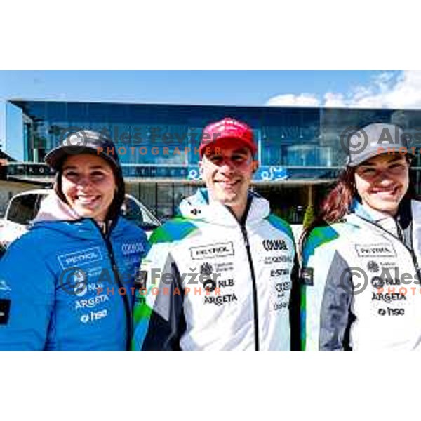 during Slovenia Ski Federation annual event “Junaki Zime” - Slovenia Winter teams official presentation before start of 20235/2026 Olympic season in Brdo Congress Centre, Brdo pri Kranju, Slovenia on October 7, 2025