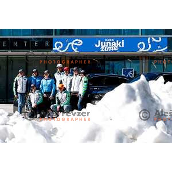 during Slovenia Ski Federation annual event “Junaki Zime” - Slovenia Winter teams official presentation before start of 20235/2026 Olympic season in Brdo Congress Centre, Brdo pri Kranju, Slovenia on October 7, 2025