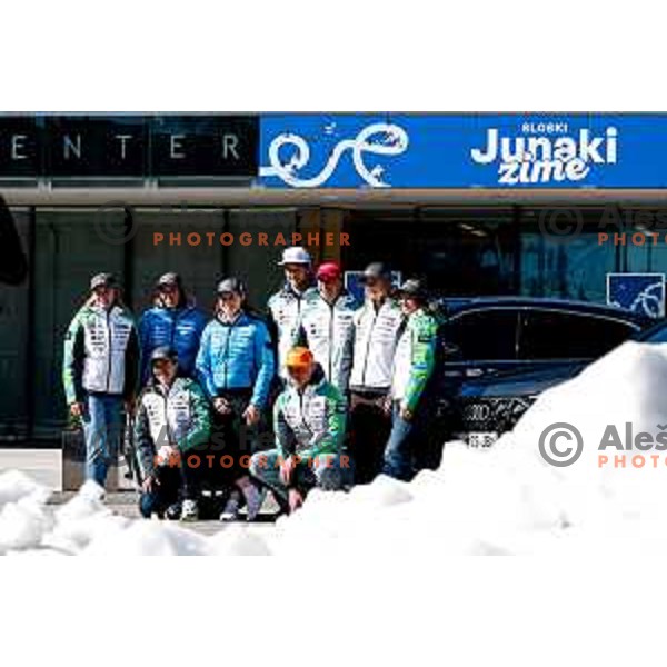 during Slovenia Ski Federation annual event “Junaki Zime” - Slovenia Winter teams official presentation before start of 20235/2026 Olympic season in Brdo Congress Centre, Brdo pri Kranju, Slovenia on October 7, 2025