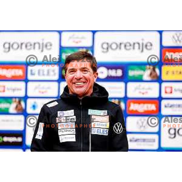 Primoz Triplat during Slovenia Ski Federation annual event “Junaki Zime” - Slovenia Winter teams official presentation before start of 20235/2026 Olympic season in Brdo Congress Centre, Brdo pri Kranju, Slovenia on October 7, 2025