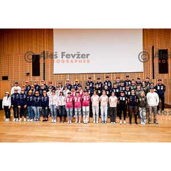 “Junaki Zime” - Slovenia Winter teams official presentation before start of 20235/2026 Olympic season in Brdobv Congress Centre, Brdo pri Kranju, Slovenia on October 7, 2025