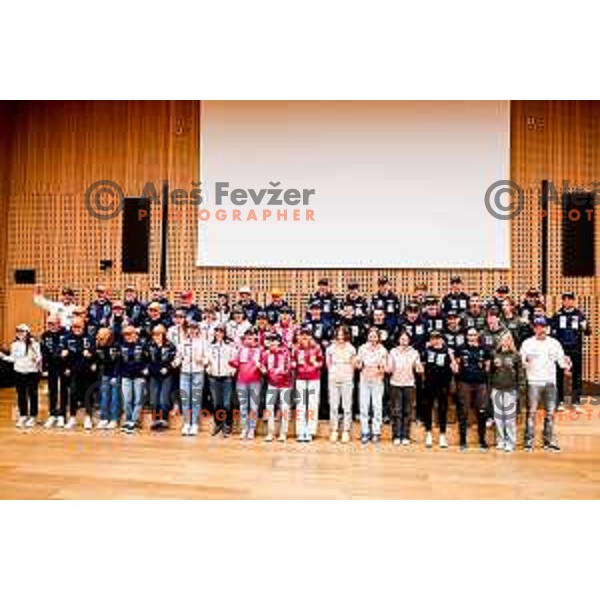 “Junaki Zime” - Slovenia Winter teams official presentation before start of 20235/2026 Olympic season in Brdobv Congress Centre, Brdo pri Kranju, Slovenia on October 7, 2025