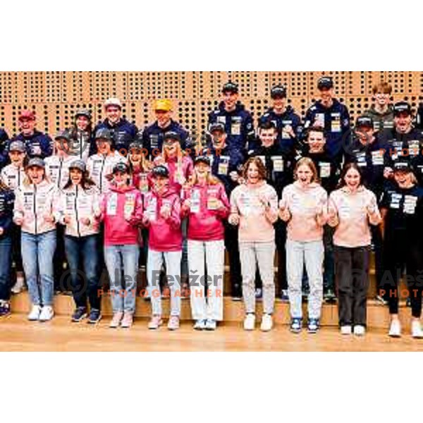 “Junaki Zime” - Slovenia Winter teams official presentation before start of 20235/2026 Olympic season in Brdobv Congress Centre, Brdo pri Kranju, Slovenia on October 7, 2025