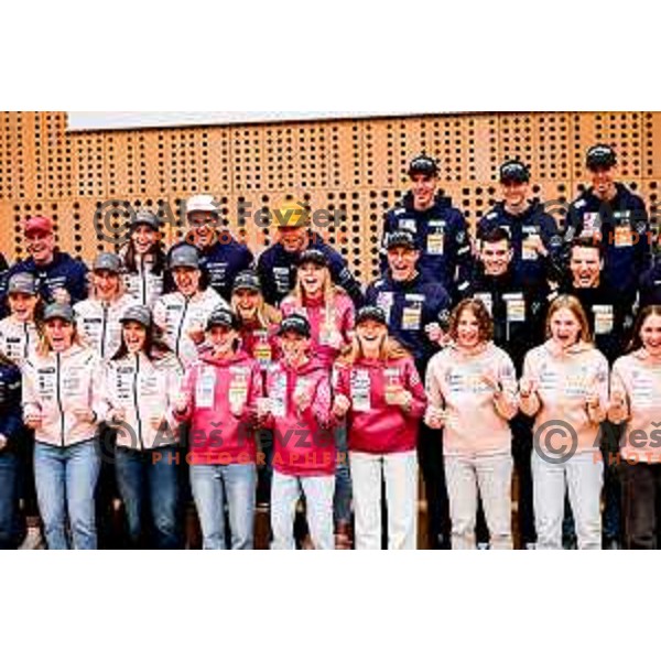 “Junaki Zime” - Slovenia Winter teams official presentation before start of 20235/2026 Olympic season in Brdobv Congress Centre, Brdo pri Kranju, Slovenia on October 7, 2025